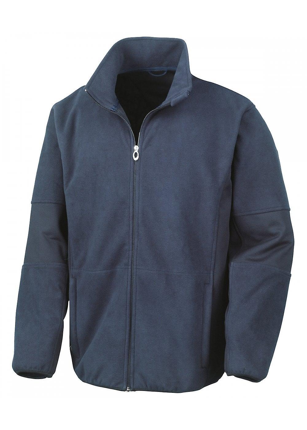 Men's Result Osaka Combed Pile Softshell Jacket R131M Navy Xl