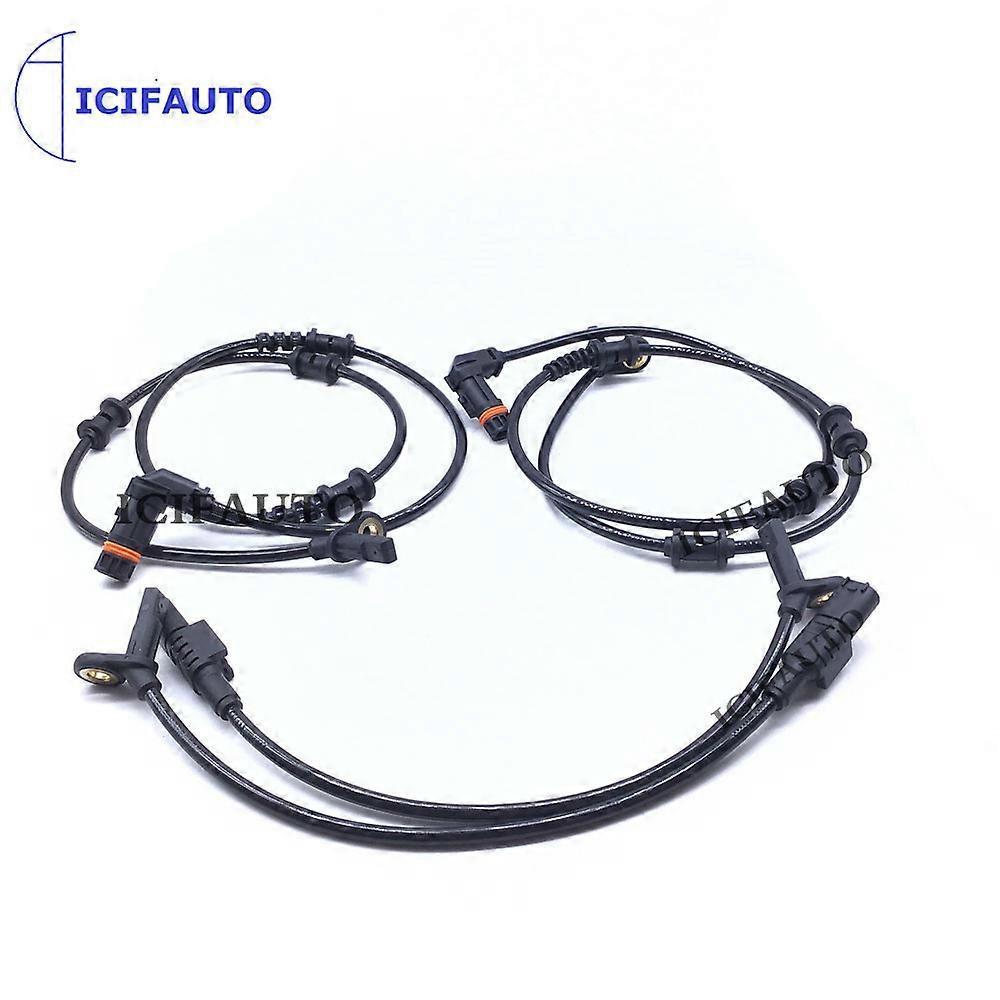 Unbrand 4pcs Front Rear L/R ABS Wheel Speed Sensor For MERCEDES BENZ GL M R Class X164 W164 W251 V251 GL320 GL350 ML350 ML320 R280 R320