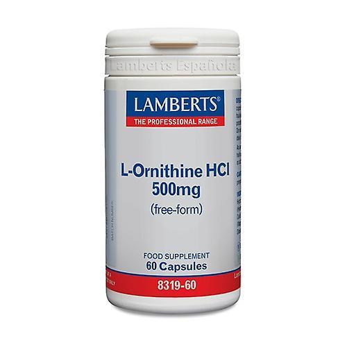 Lamberts L-Ornithine 60 capsules of 500mg