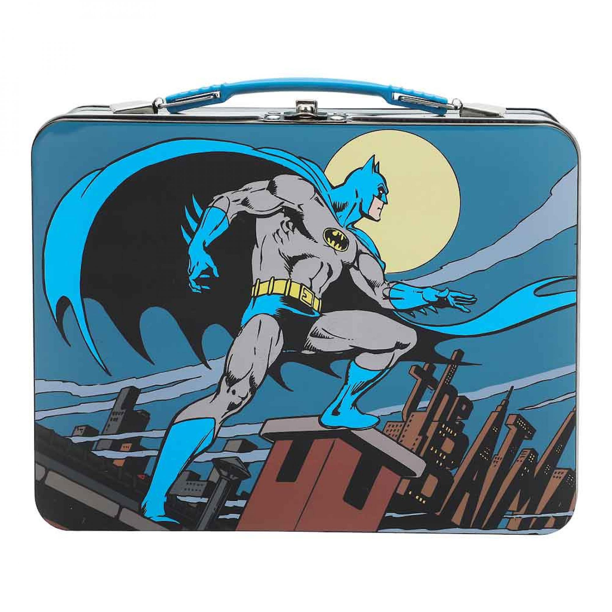 DC Comics Batman Classic Comic Scenes Tin Lunchbox Multi-Color