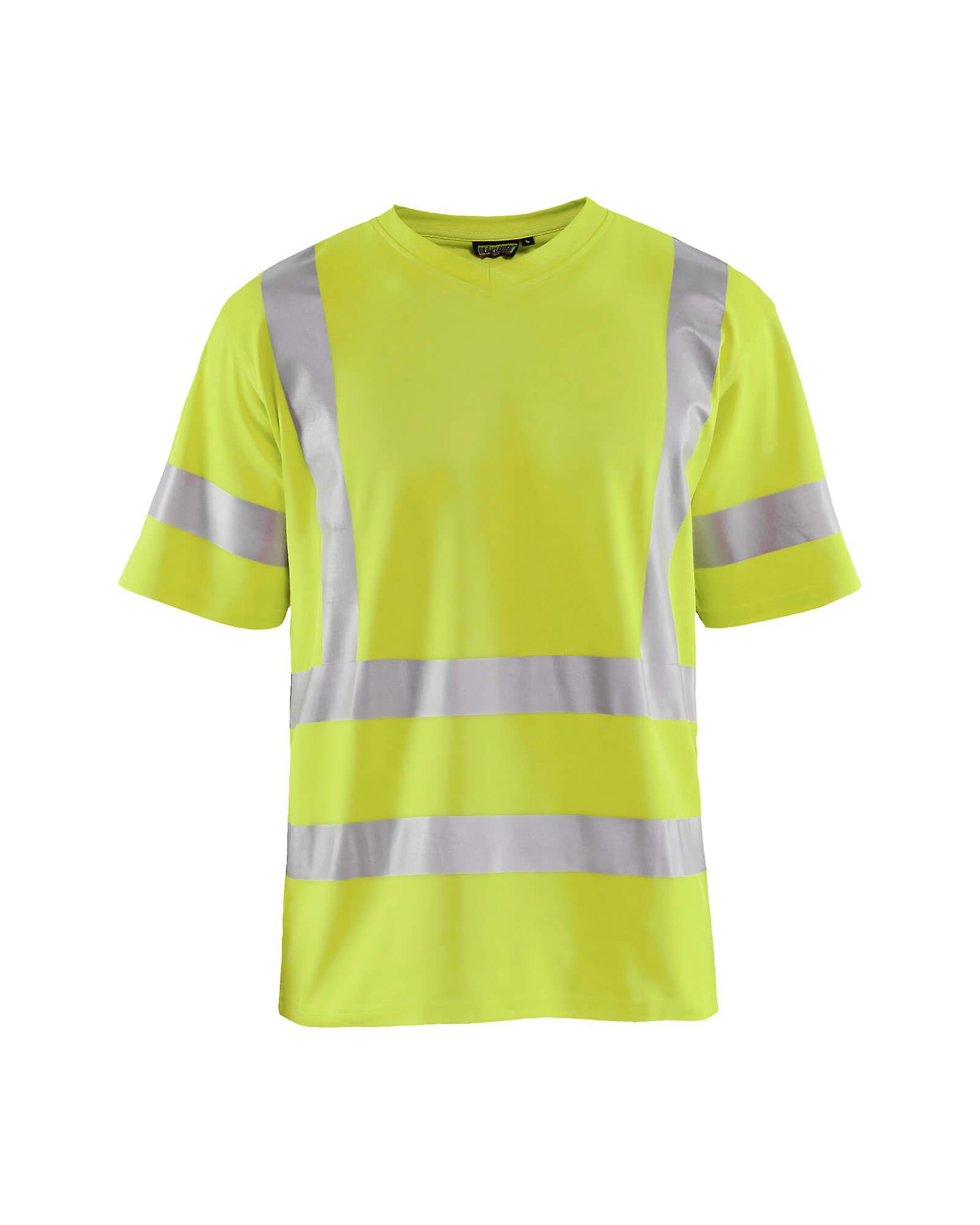 Blaklader 3380 hi-vis t-shirt uv-protection - mens (33801070) Yellow S