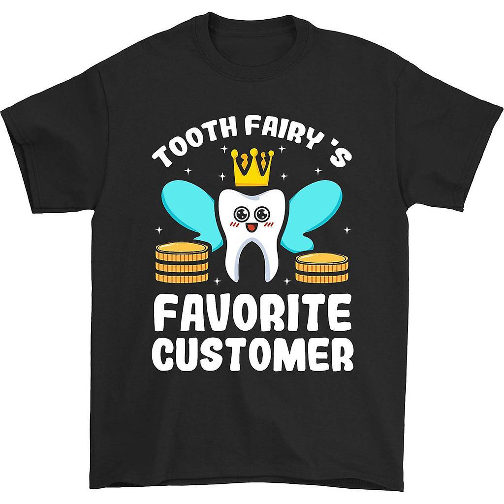 HISHARK Tooth fairy's favorite customer t-shirt Black XL