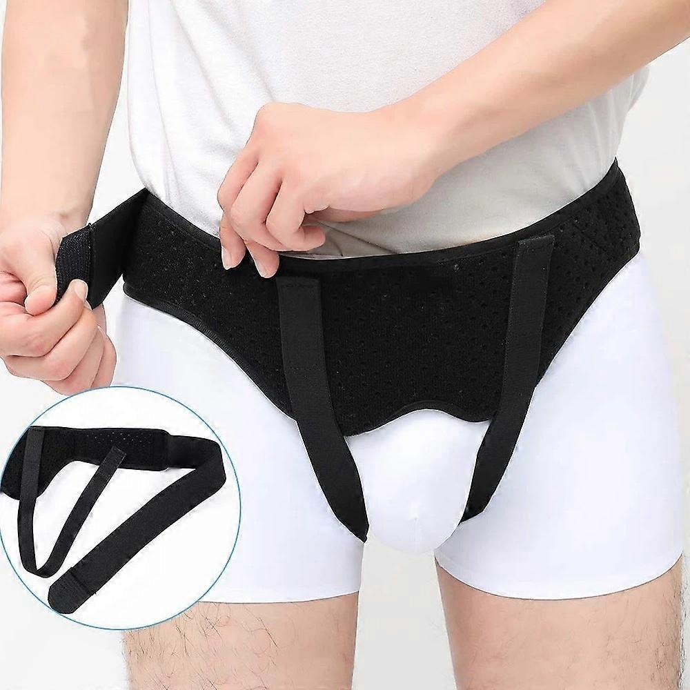 Qin Professional hernia support strap for patients with inguinal hernia or sports hernia, can be used by both men and women, comfortable fit, relie...