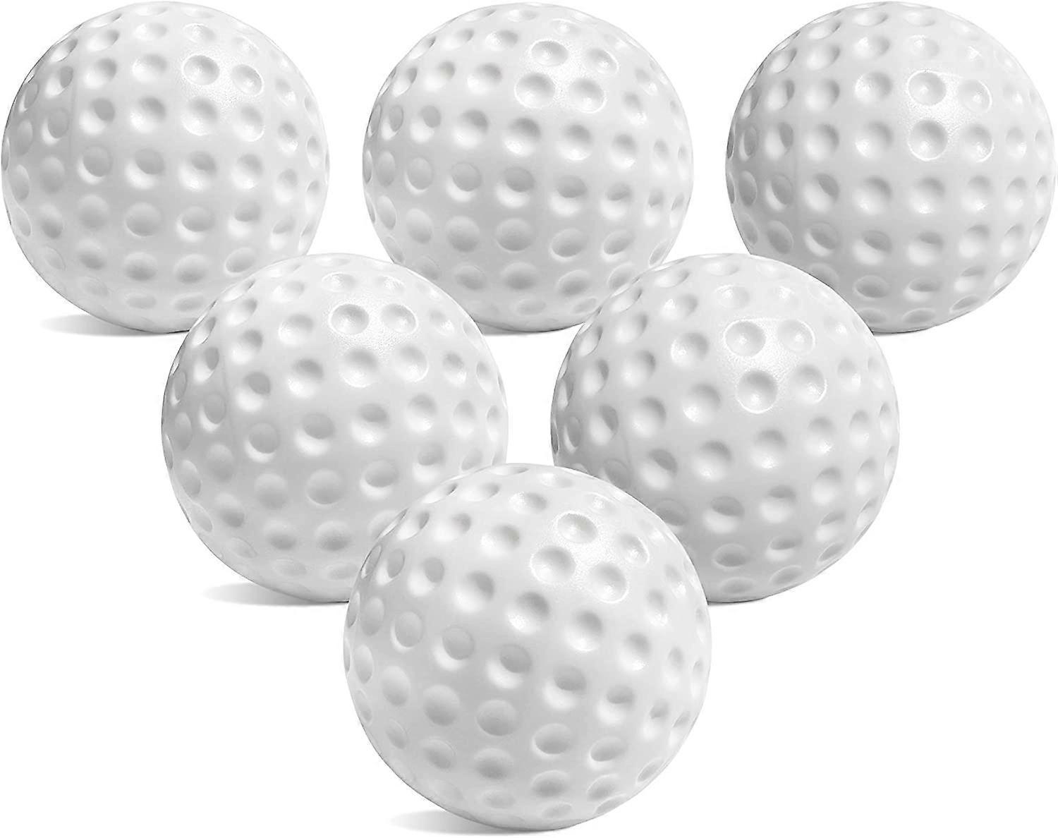 Tinor Toddler & Toddler Replacement Golf Balls - For Little Tikes Golf Sets - 6 Pack | Oversized Plastic Golf Balls for Beginners