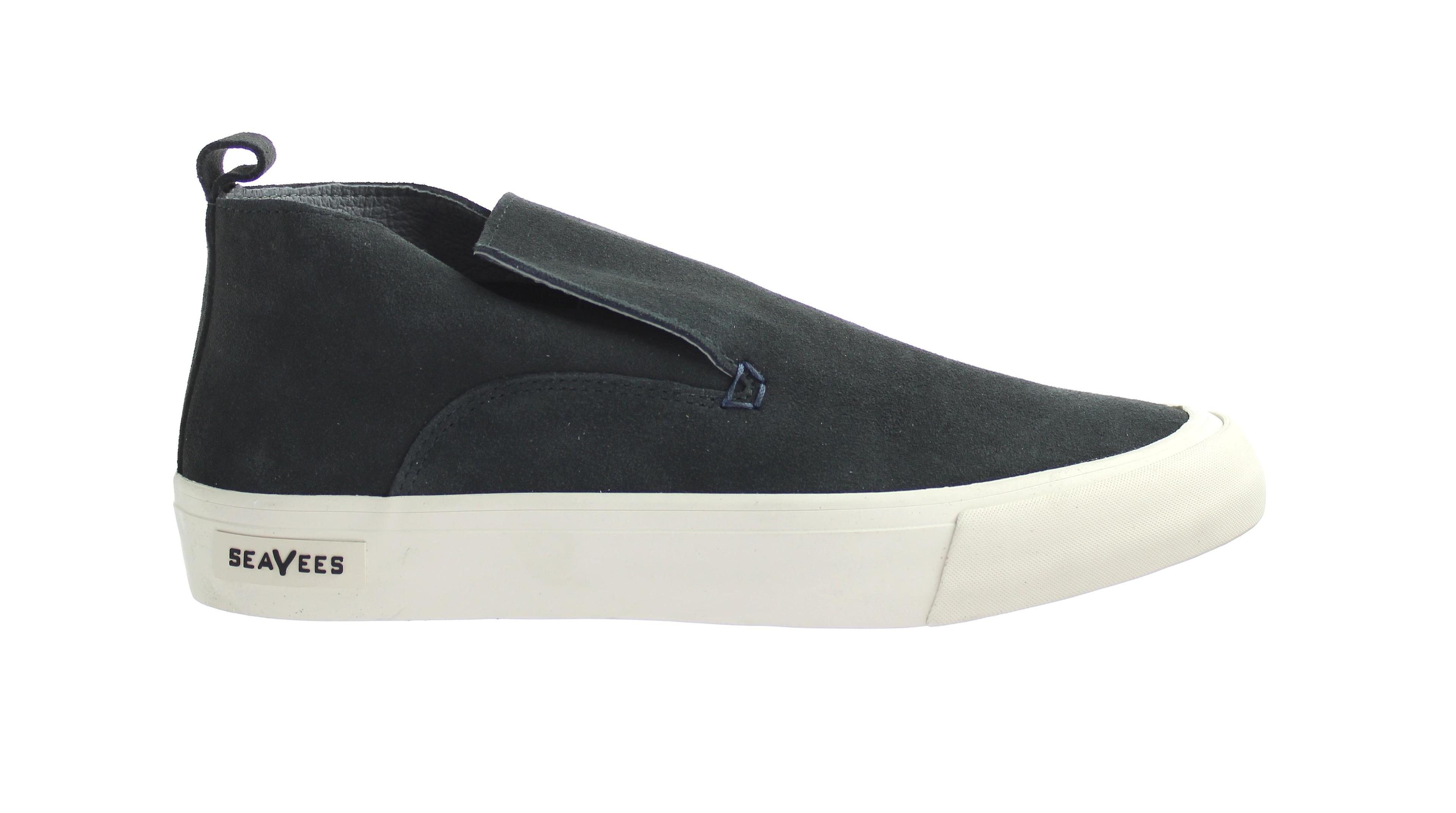 Seavees Huntington Middle Deep Navy Suede Slip-On Blue Suede Leather Mens Shoes UK 10 EU 44 US 11