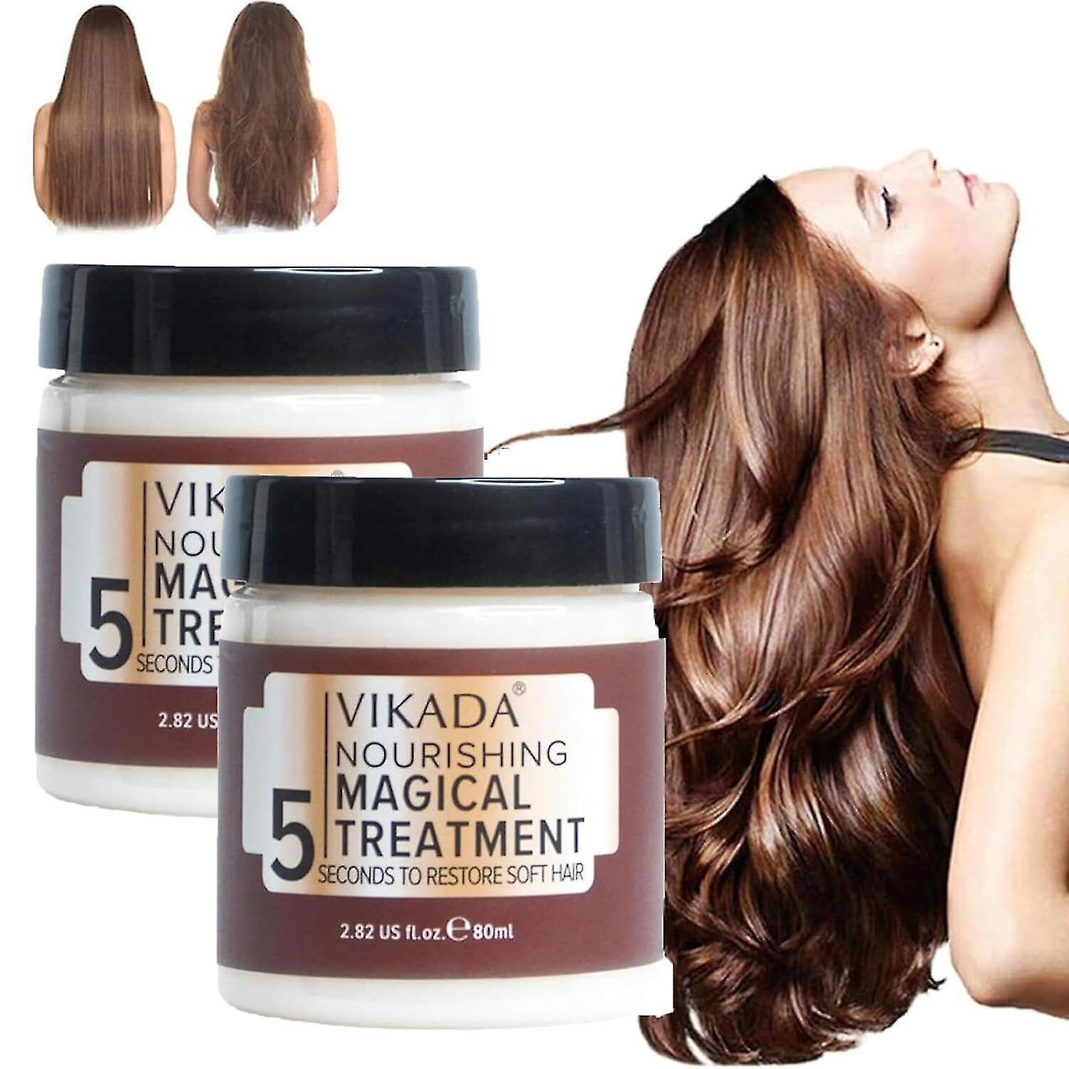 Wavepig 2pcs Vikada Nourishing Magical - 5 Seconds To Restore Soft Mask