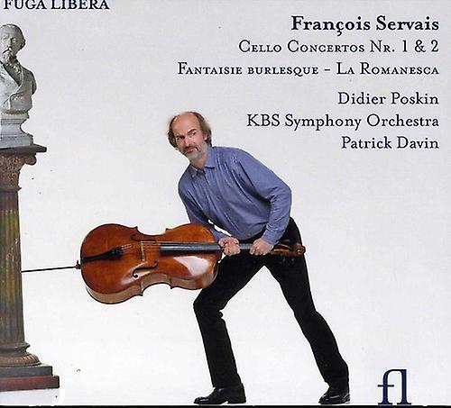 Fuga Libera Label Didier Poskin - Cello Ctos 1 & 2 / Fantaisie Burlesque / Romanesca [COMPACT DISCS] Digipack Packaging USA Import