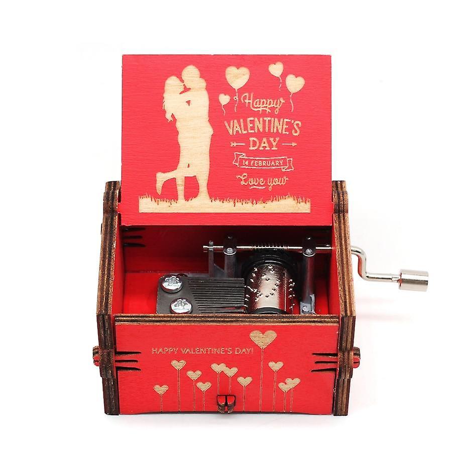 Slowmoose Hand Crank, Wooden Music Box To Someone Special Happy Valentine Day-203372093