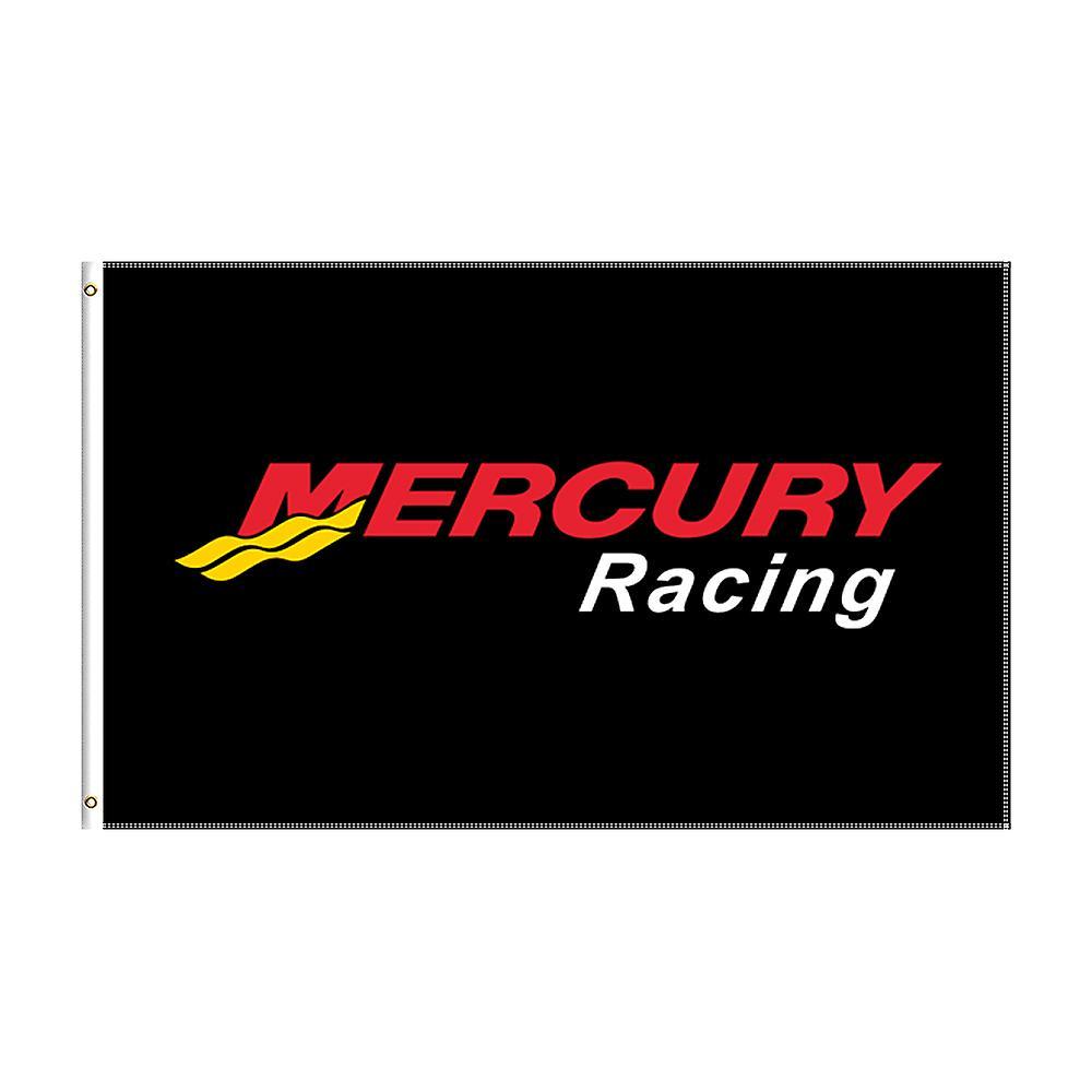 Redkid 3x5 Ft Mercury Flag Polyester Printed Racing Car Banner For Decor 90x150cm A-1431