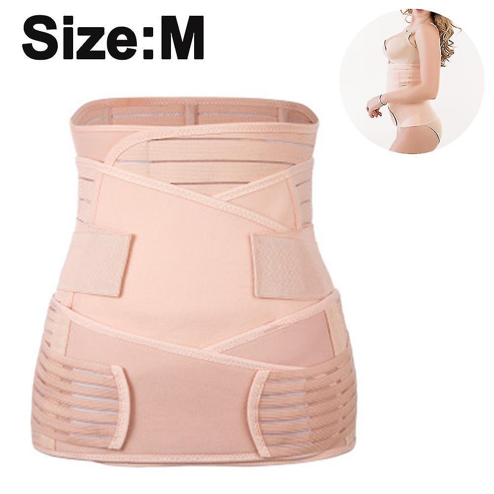 Bosheng Postpartum Belly Wrap 3 In 1 Belt, Postpartum Belly Girdle Support Recovery Waist Peis Band, Body Shaper Postnatal Shapewear M