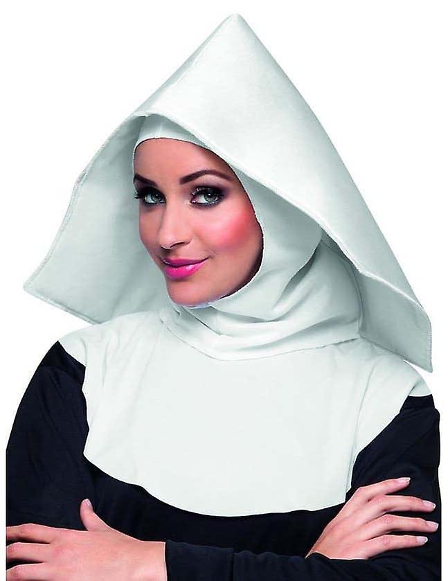 Personage Adult white nun headdress Taille Unique