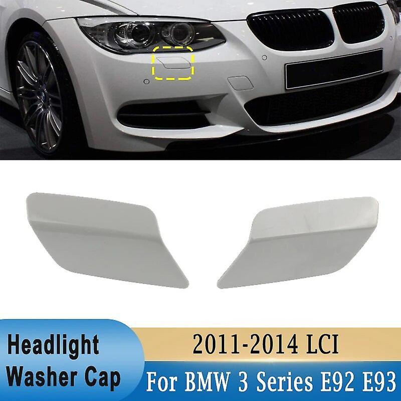 Scitoo For BMW 3 Series E92 E93 2011-2014 LCI Front Bumper Headlight Washer Nozzle Spray Jet Cover Cap 61677253394 61677253393