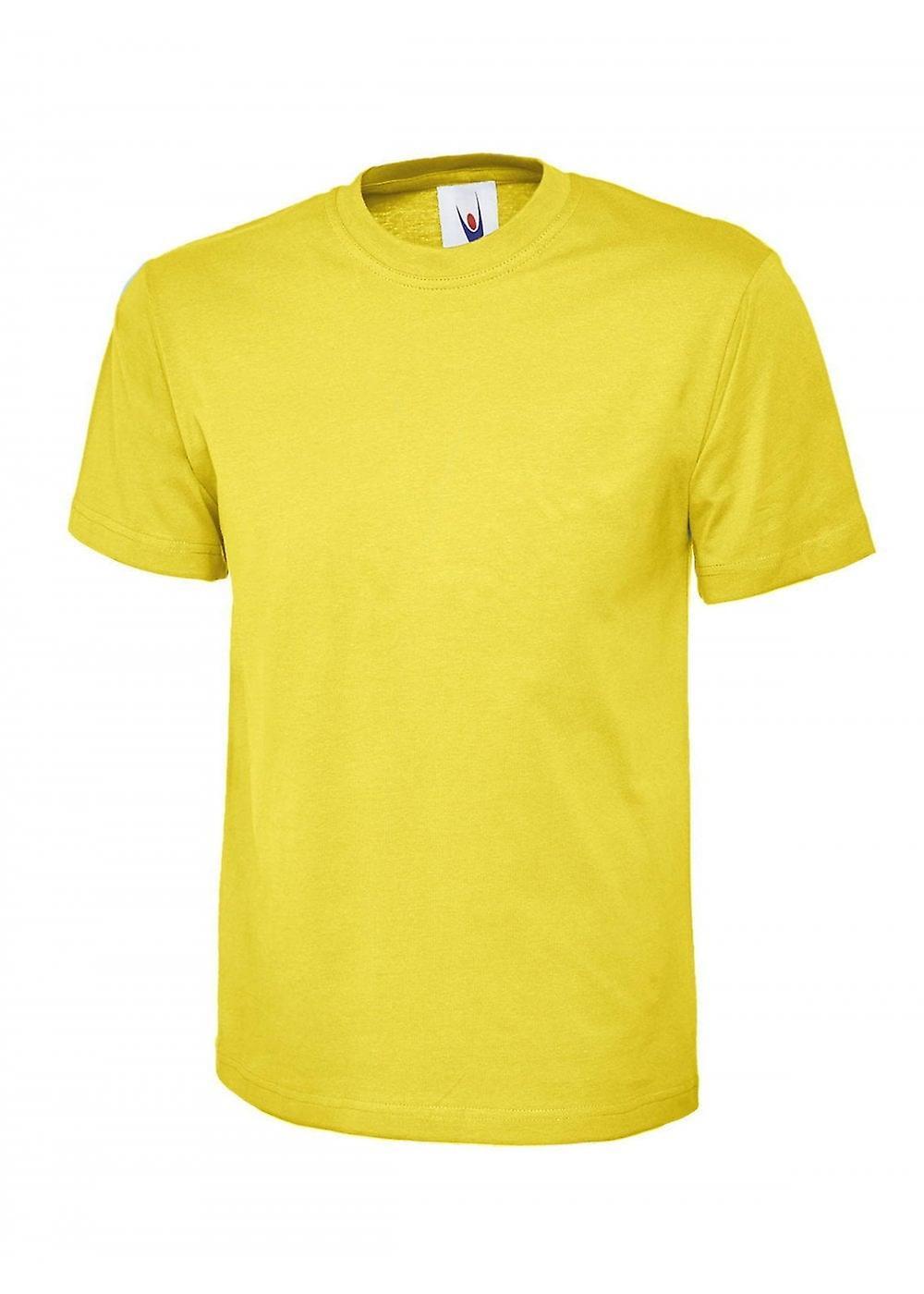 Women's Uneek Classic T-Shirt UC301 Yellow M