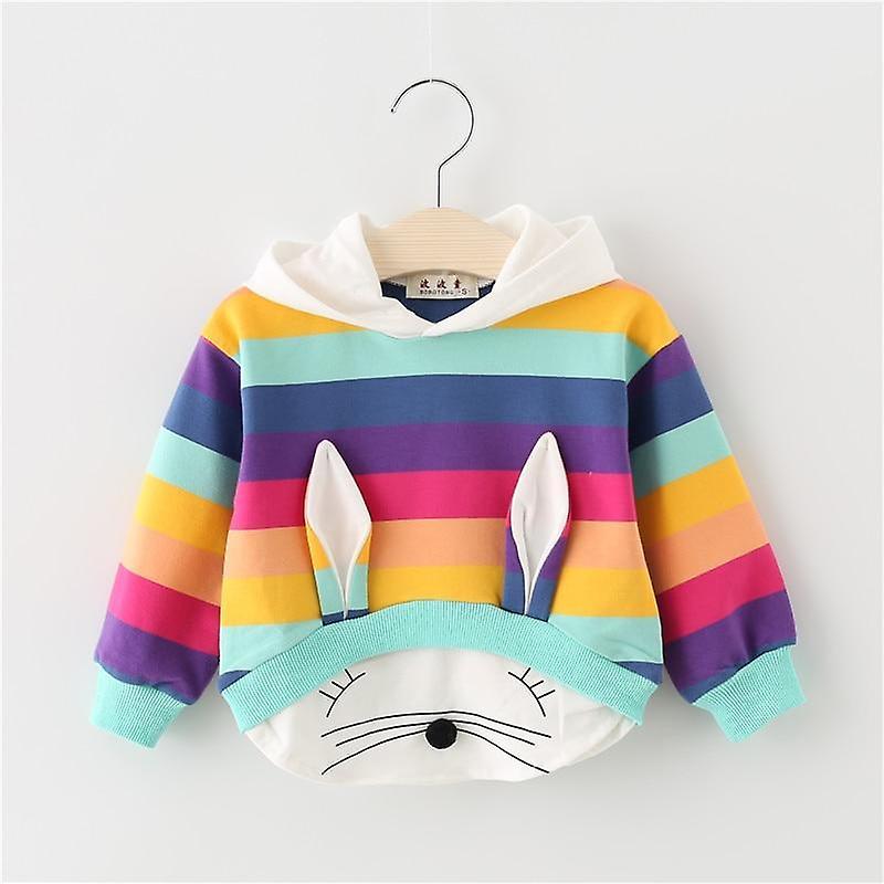 Slowmoose Baby Spring & Autumn Clothes, Cotton Hooded Cartoon Sweatshirt 24M