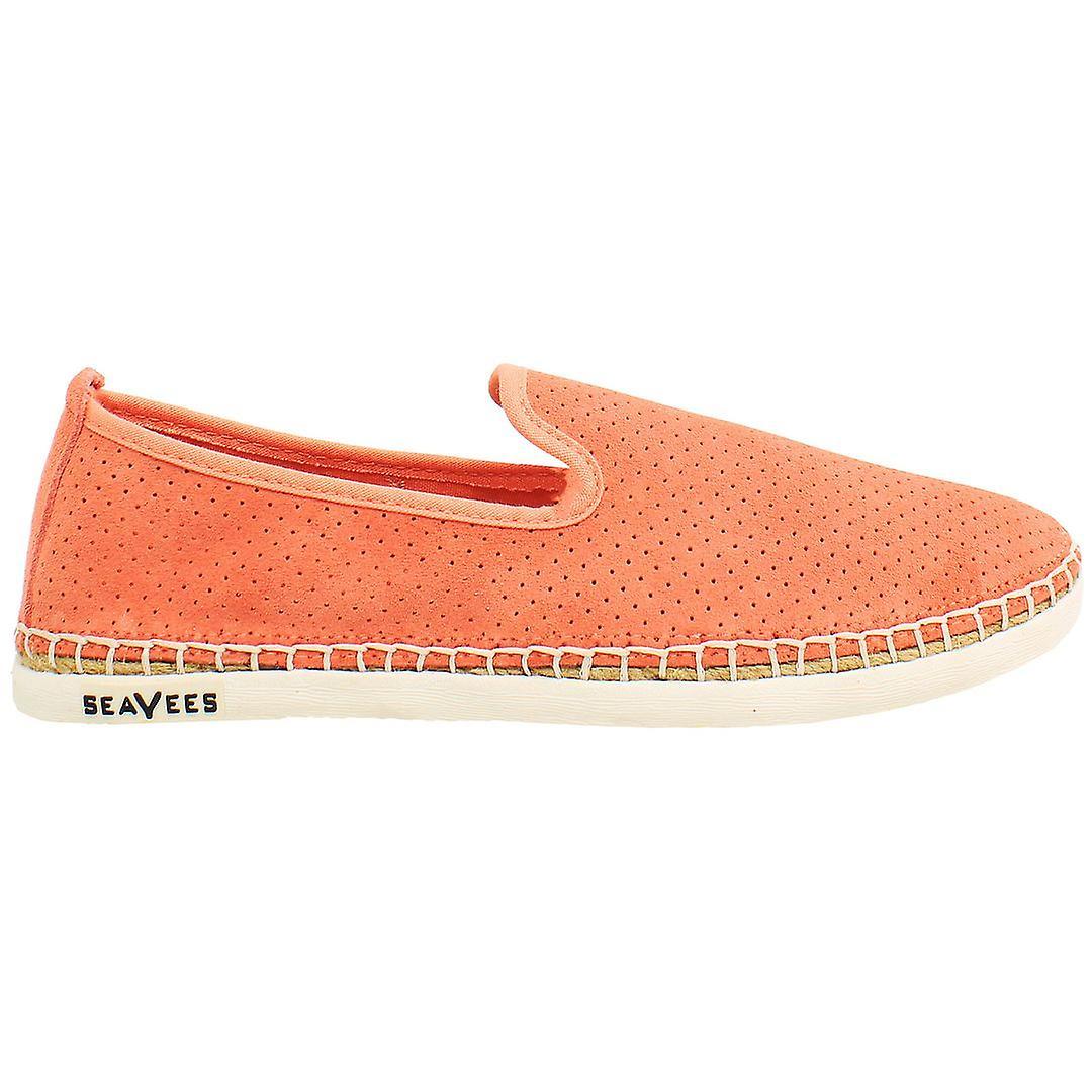 Seavees Ocean Park Slip-On Orange Suede Leather Womens Espadrilles OCEAN PARK_AF_CORAL SUEDE UK 7 EU 40 US 9