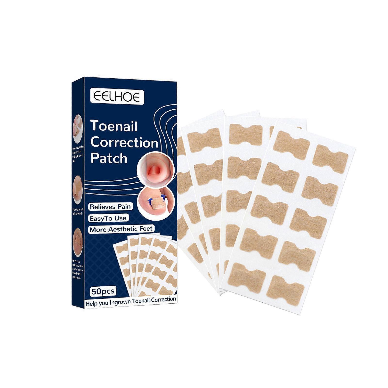 Flye Ingrown Toenail Sticker With Toenail Planer Tool Toenail Correction Patch Toe Correction Sticker No Glue Nail Corrector Patch Pedicure Tool Ye..