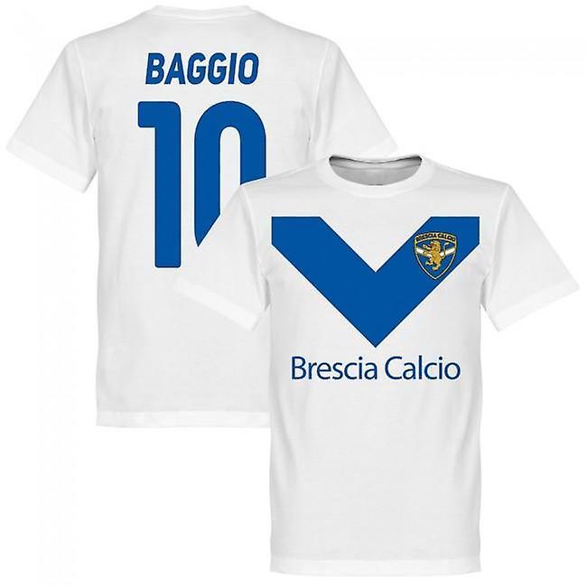 Soccer Tees Brescia Roberto Baggio Team T-Shirt - White L