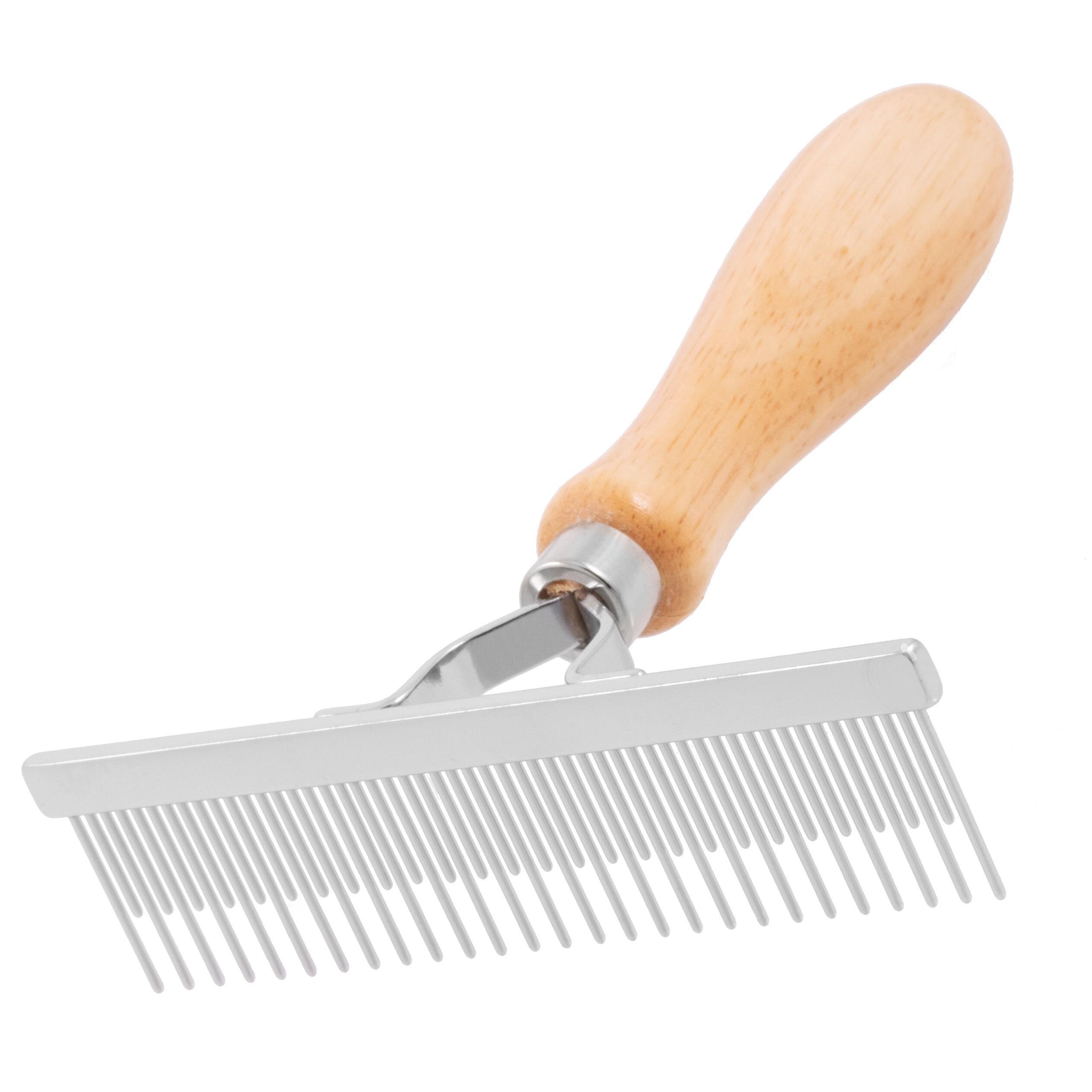 Groom Professional Wooden Shedding Rake for Dogs - Deshedding Rake for Dogs Does not apply n/a