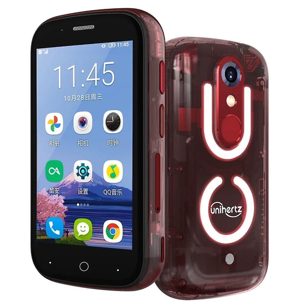 Unihertz Jelly Star,8GB 256GB,48MP Main Camera,2000mAh, Android 13, Mini 3 inch,Red