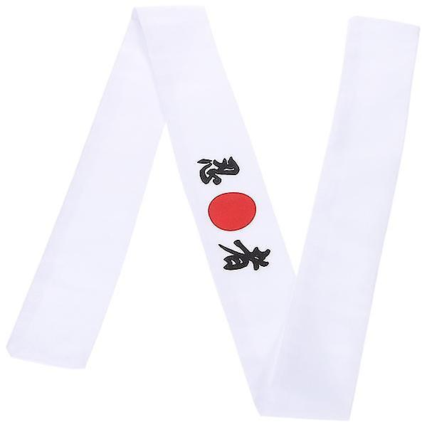 Unbrand Sports Headband Karate Kid Headband Bushido Japanese Headband Japanese Karate Headband Japanese Bushido Headband white