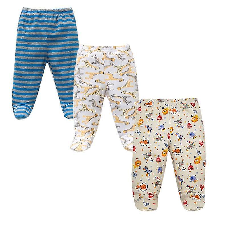 Slowmoose Footed Baby Pants, 100% Cotton Clothes 6M