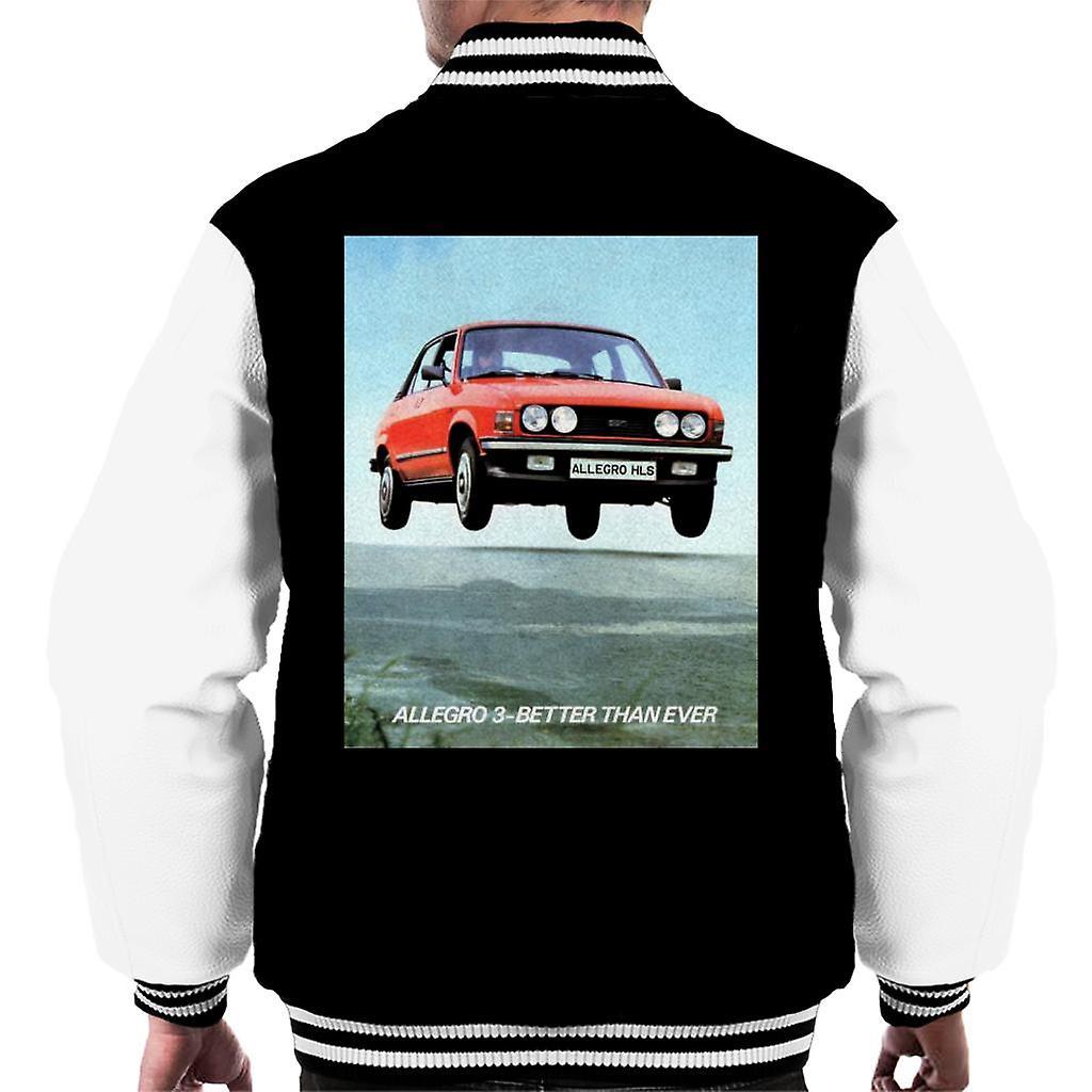 Austin Allegro 3 Better Than Ever British Motor Heritage Men's Varsity Jacket Black/White Large