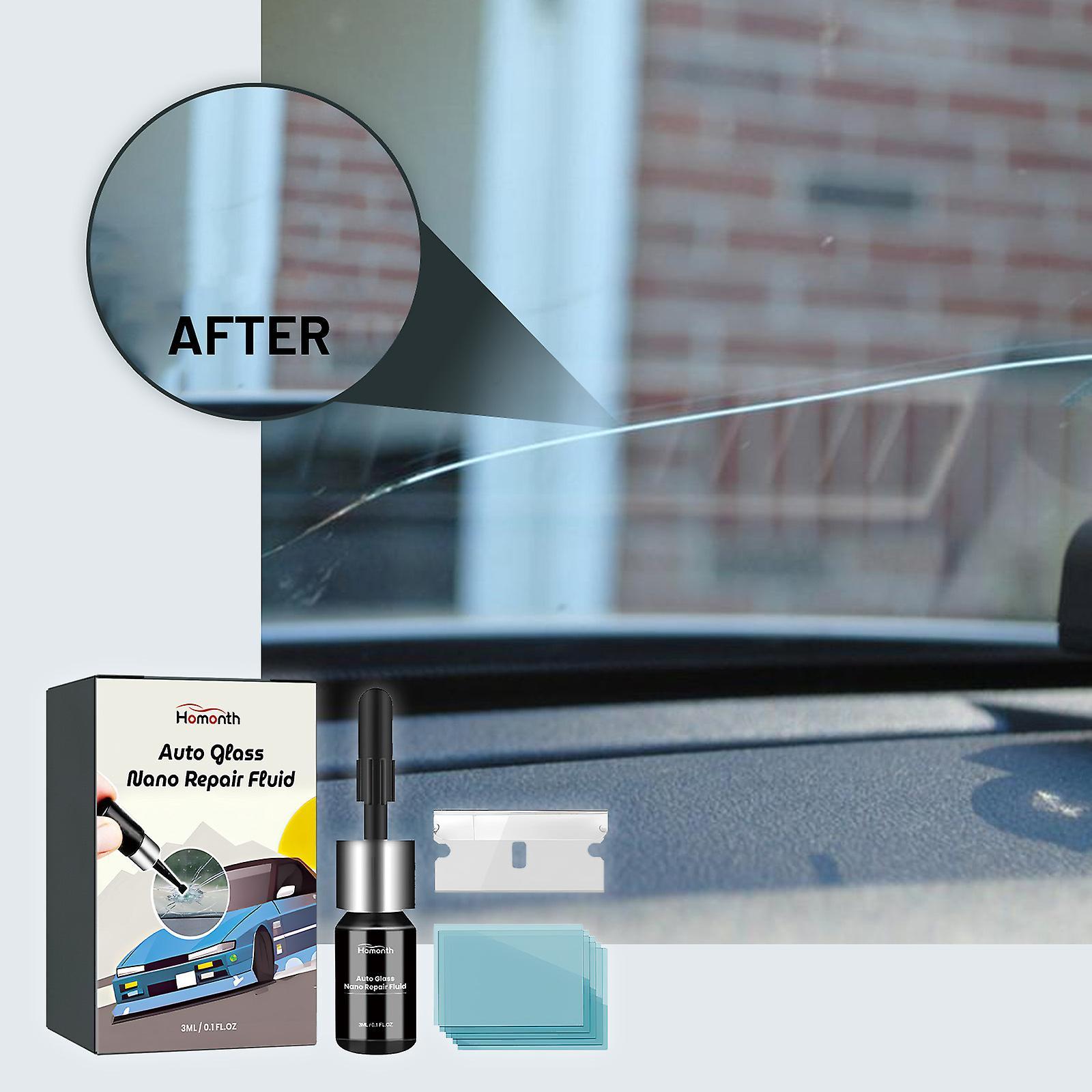 Lelinker Car Windshield Crack Repair Kit, Cracked Windshield Repair Kit, Repairing Glass Chips,star Cracks 1 Set