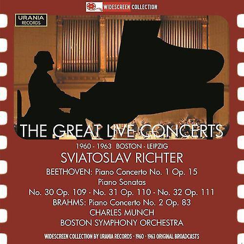 Urania Brahms / Richter,Sviatoslav - Great Live Concertos  [COMPACT DISCS] USA import