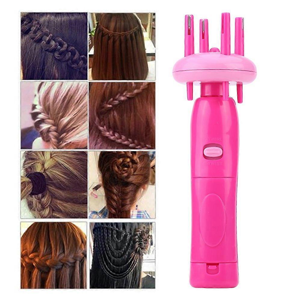 Phwj Hair Braider Electric Braid Device X Press Twist Braid Knitted Hair Diy Styling Tool