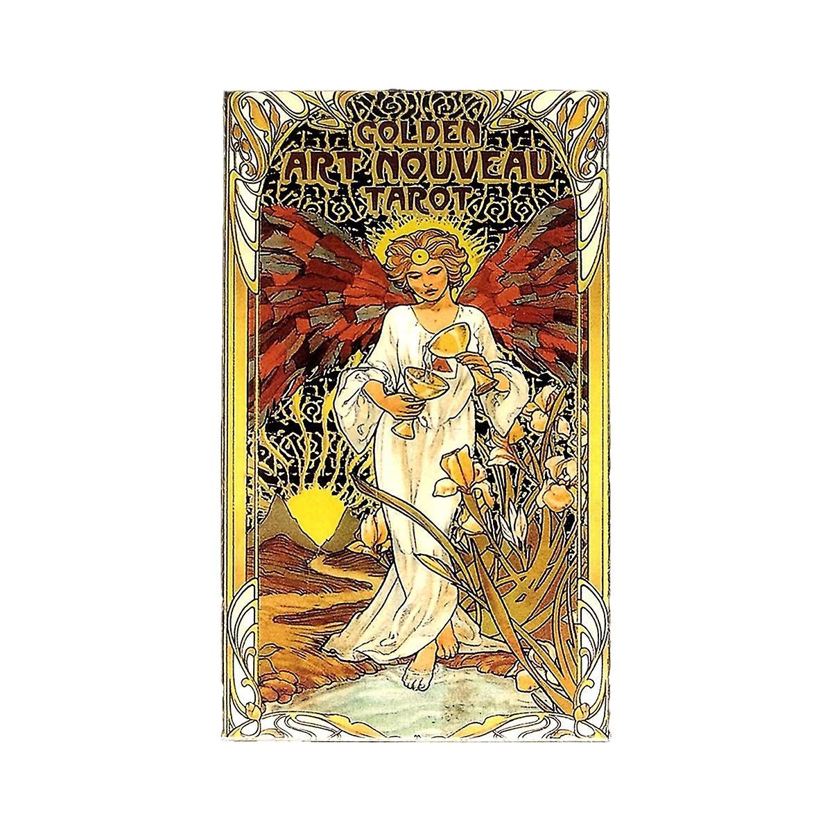 Treingi Golden Art Nouveau Tarot  Divination Card