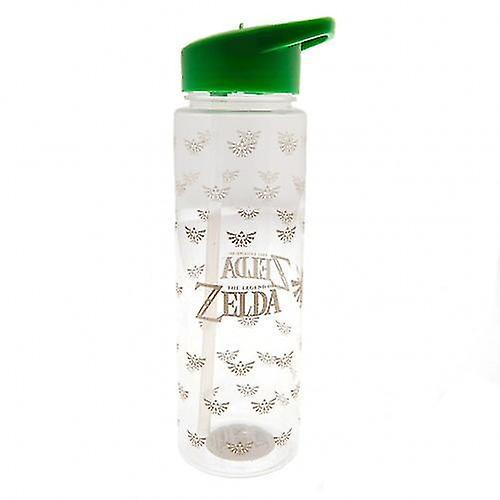 The Legend Of Zelda Plastic Water Bottle Clear/Green One Size