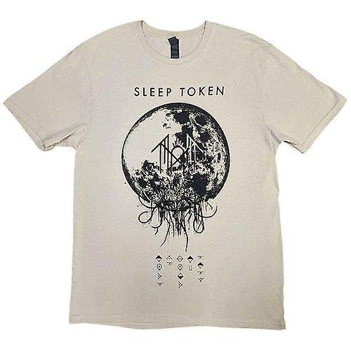 Sleep Token Unisex Adult Me Back To Eden Back Print T-Shirt Natural S