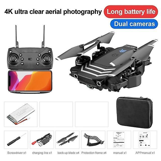 Slowmoose Ls11 Rc Drone - 4k With Camera Hd 1080p, Professional Quadcopter Drone 4K 1Battery Bag