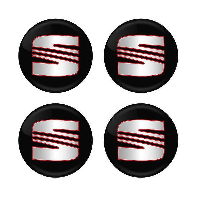 Motor Vehicle Wheel Parts 4pcs 56mm Wheel Hub Cap Sticker Car Caps Rim Stickers Badge Cover Decoration For Seat Cupra Fr+ Ibiza Leon Altea Belt Racing