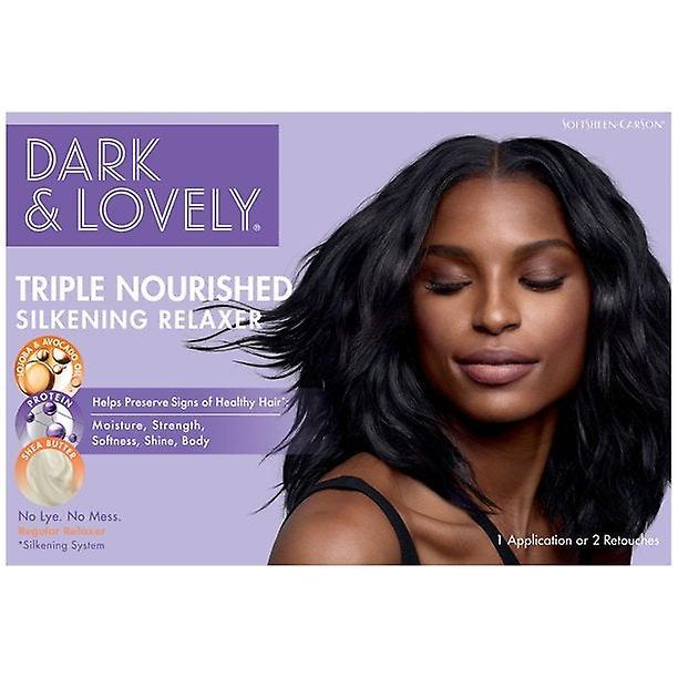 Softsheen Carson Softsheen-carson Dark And Lovely Triple Nourished Hair Relaxer, Regular Strength