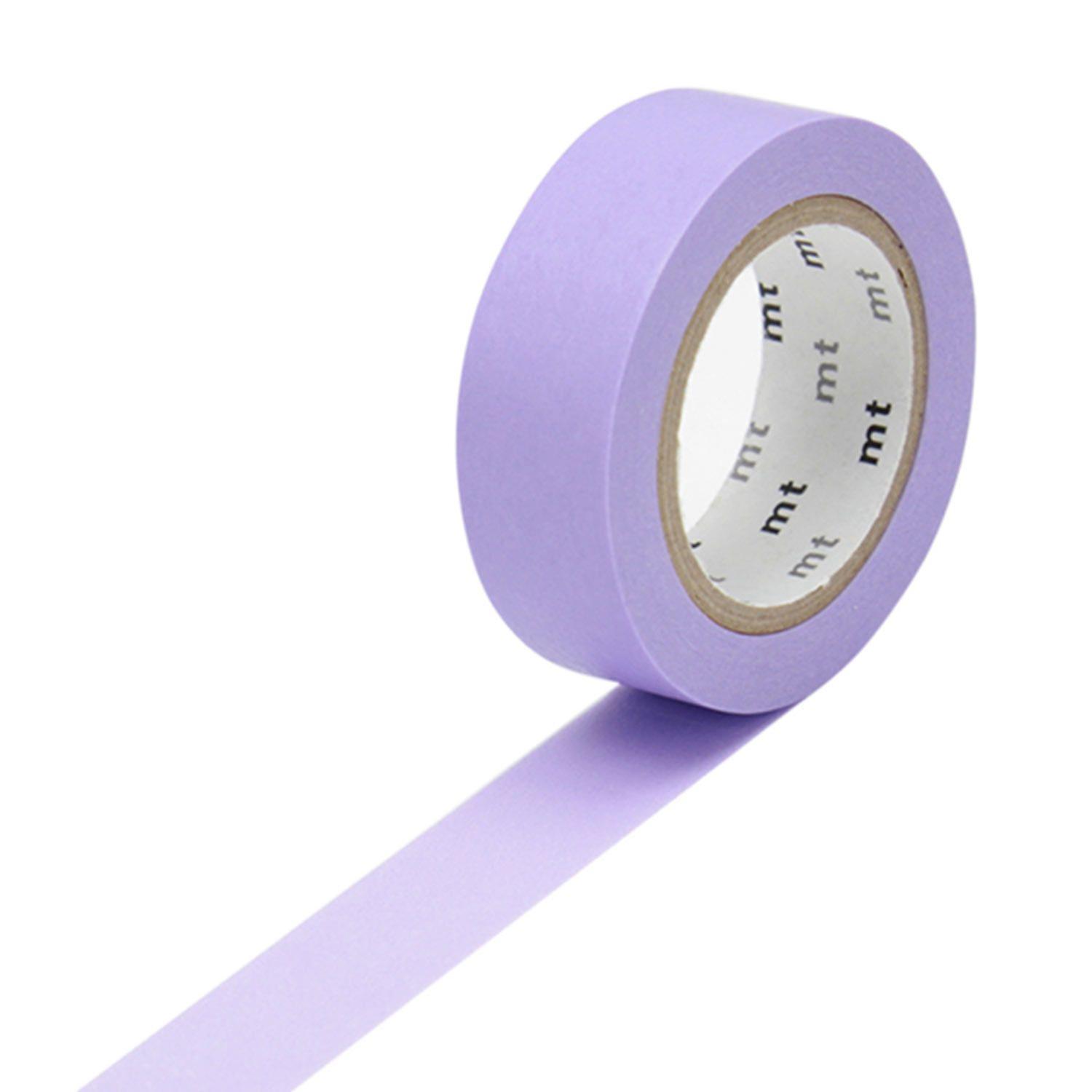 Masking tape unicolor - Lavender - 1,5 cm x 7 m Purple