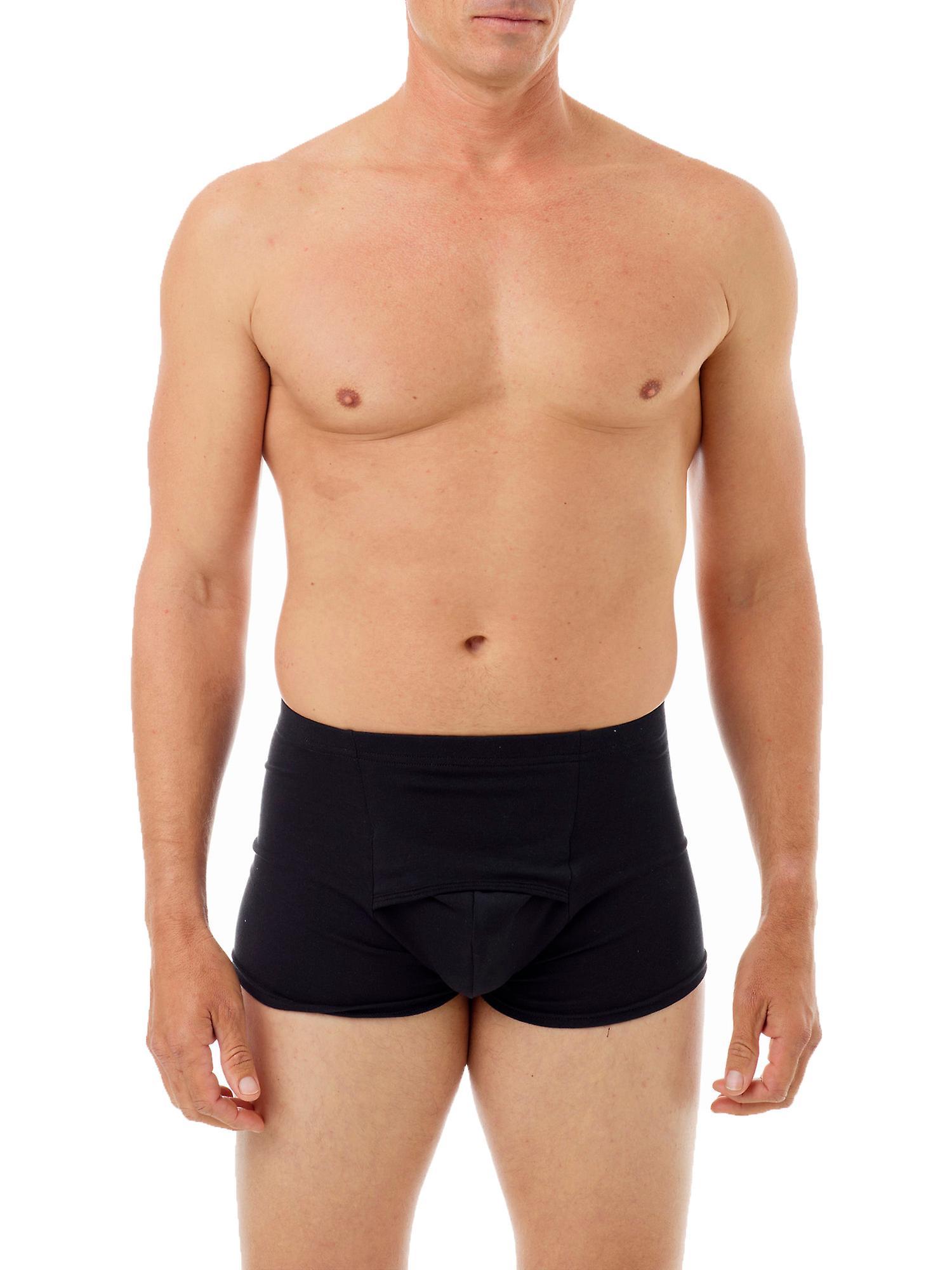 Underworks Cotton Spandex Boxers - 572 Black L