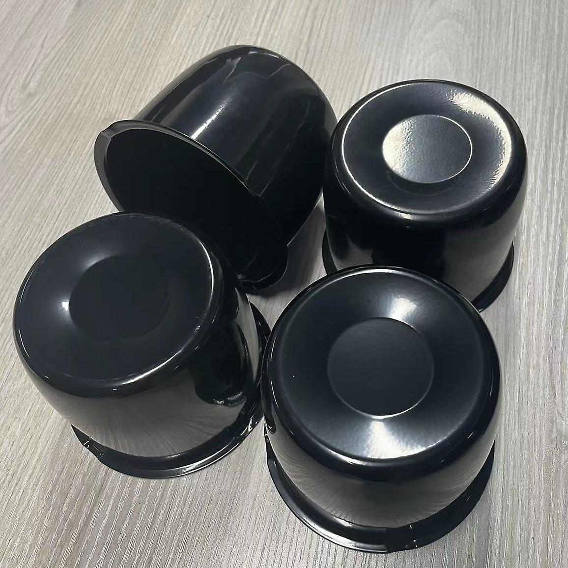 Motor Vehicle Wheel Parts 4x4 Steel Wheel Center Cap Black Cap For 110mm Center Bore Wheel Parts Black 110MM 4PCS