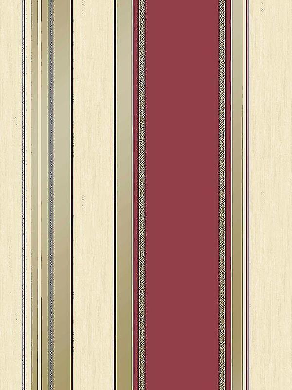 Preferred Classic Stripe Wallpaper (4 Colors Available) Red