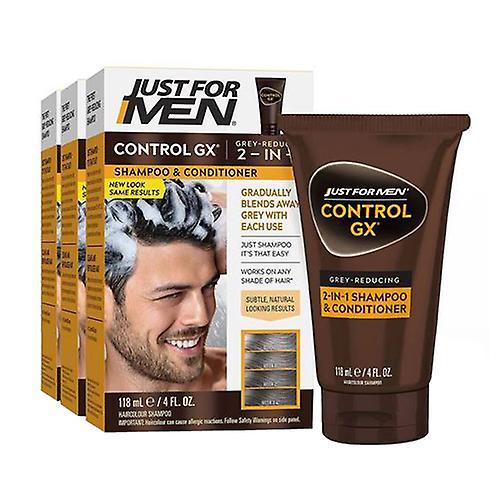 Just For Men JUST FOR MEN ControlGX Grey Reducing 2 In 1 Shampoo And Conditioner, 4 Oz (Pack of 1)