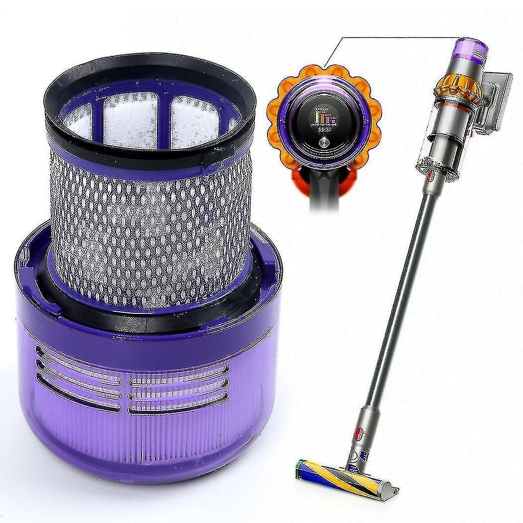 Csk Purple Vacuum Cleaner Accessories Filter Replacement Dyson V15 Detect Cordless Vacuum Filter Reusable Washable High Quality