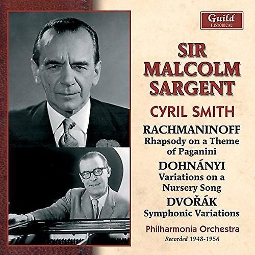 Guild Rachmaninoff / Sargent,Malcolm - Sargent - Rachmaninoff Dohnanyi Dvorak 1948-1956  [COMPACT DISCS] USA import