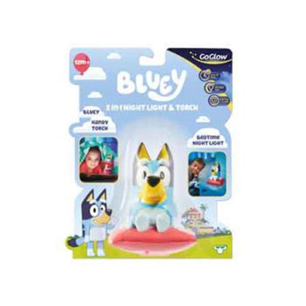 Brand New GoGlow Bluey 2 In 1 Night Light And Lamp Suitable For Kids Ages 2+