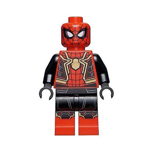 LEGO Marvel Super Heroes Spider-Man Black and Red Suit with Gold Minifigure from 76261