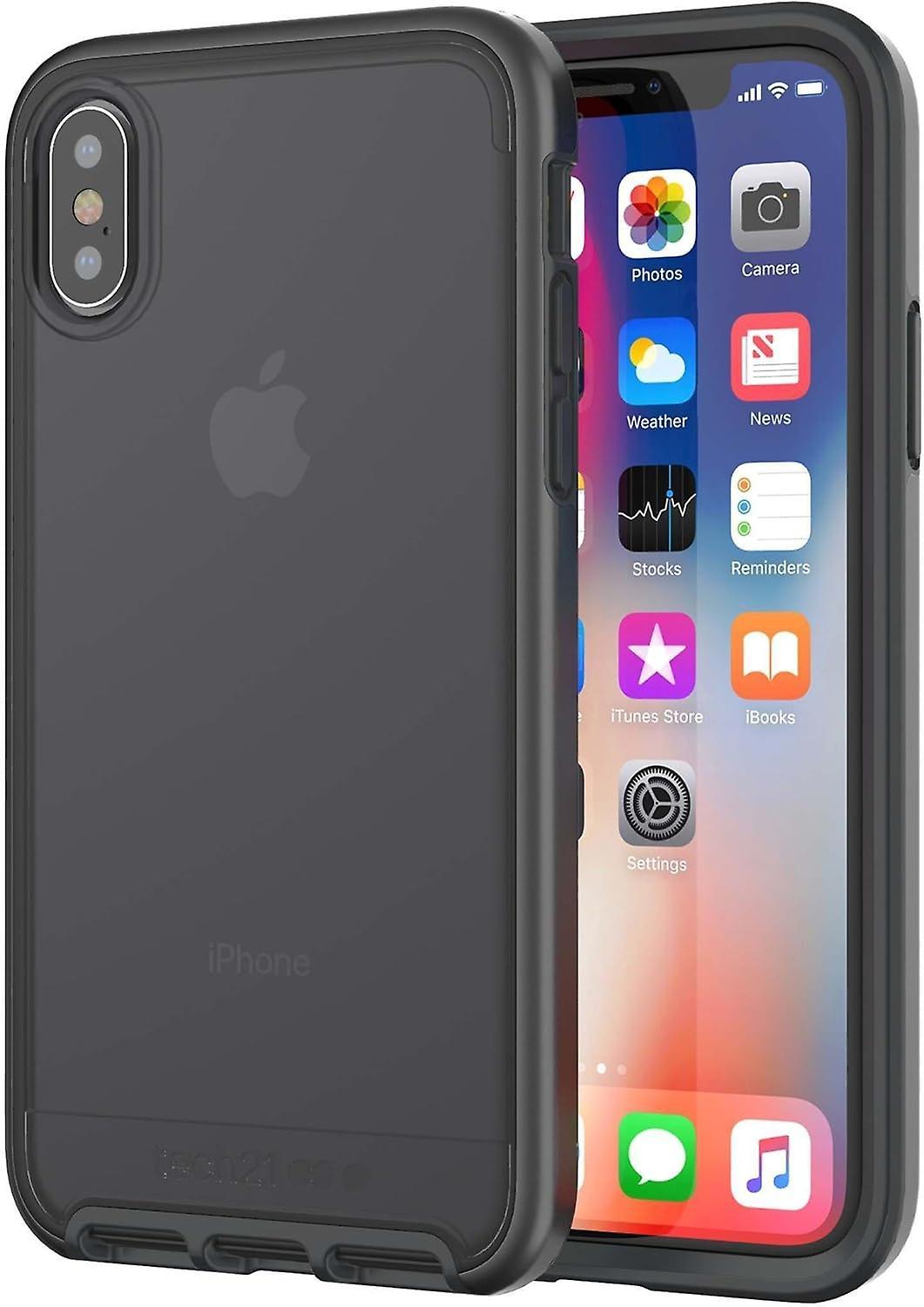 Tech 21 Tech21 evo elite flexshock 2m drop protection tough case cover for iphone x/xs Polished black