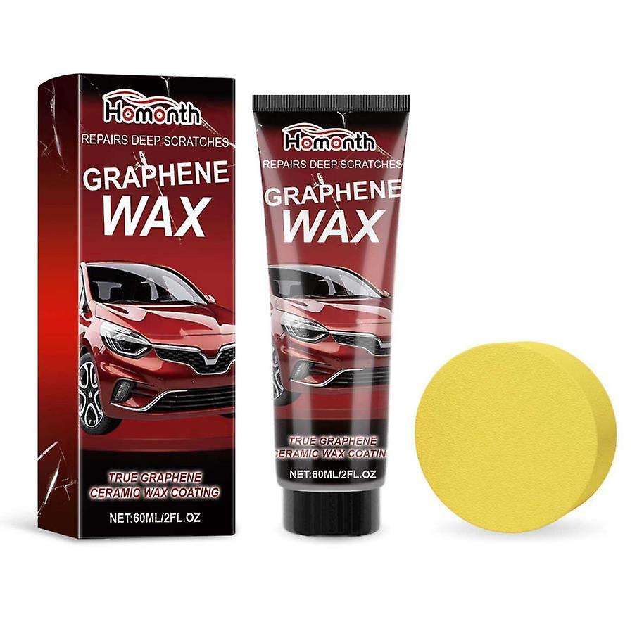 Hefansi Graphene Wax Car Scratch Repair Paste Scratch Repair Wax For Car 60ml