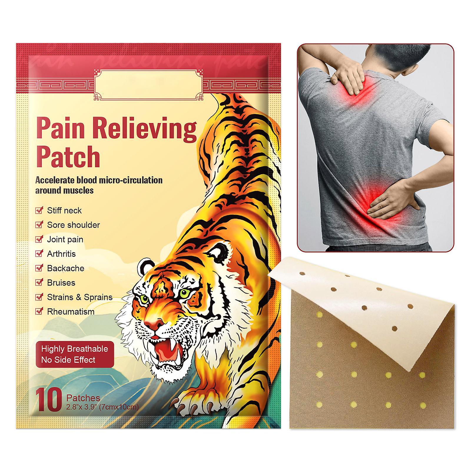 Fongwan Pain Relief Patches, Natural Herbal Pain Relief Patch Strength Knee Cervical Relief Plaster Self-heating Patches For Neck, Muscle 3 Pack - ...