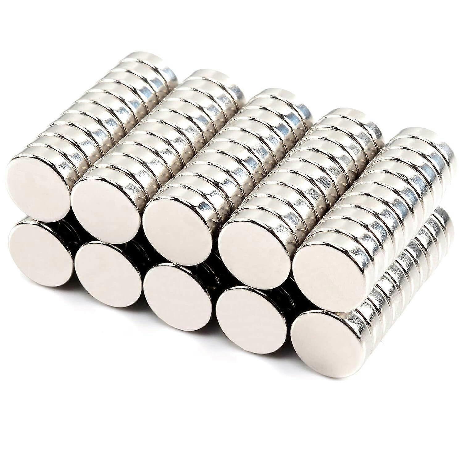 Aiducho 10x3mm 100Pcs Strong Small Neodymium Magnets, 10mm x 3mm Round Rare Earth Magnets Heavy Duty, for Whiteboard, Decorative Neodymium Magnet, ...