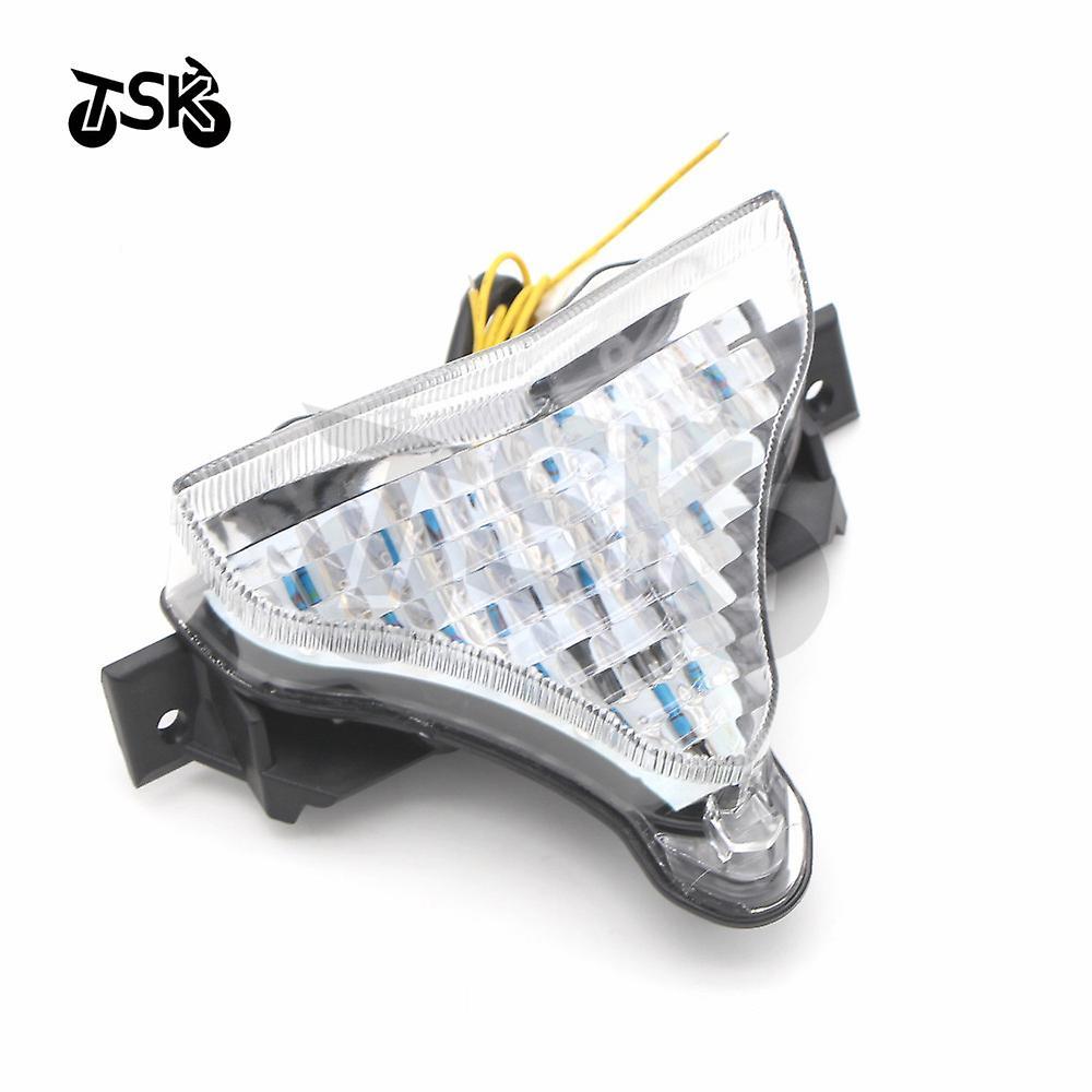 Arysiedder For Yamaha Yzf R1 2009 2010 2011 2012 2013 2014 Rear Tail Light Brake Turn Signals Integrated Led Light 1style Clear