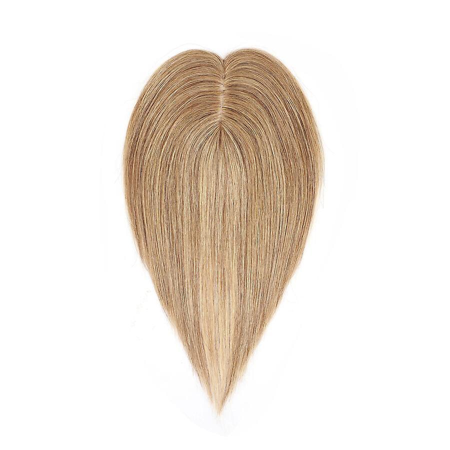 Sego Human Hair Toppers Straight Hair Clip In Topper dark blonde 10inch